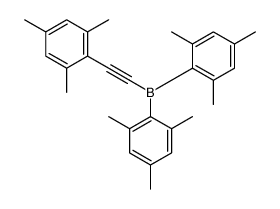 Borane, bis(2,4,6-trimethylphenyl)[(2,4,6-trimethylphenyl)ethynyl]- (9CI) 结构式