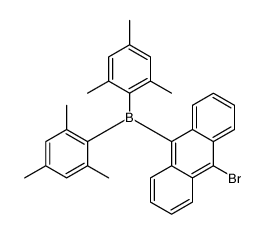 Borane, (10-bromo-9-anthracenyl)bis(2,4,6-trimethylphenyl)- 结构式