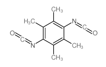 1,4-二异氰酸根合-2,3,5,6-四甲基苯 结构式