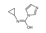 N-环丙基-1-咪唑甲酰胺 结构式