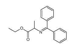 ethyl 2-(diphenylmethyleneamino)propanoate 结构式
