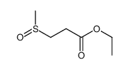 Propanoic acid, 3-(methylsulfinyl)-, ethyl ester 结构式