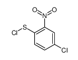 4-氯-2-硝基苯次磺酰氯 结构式
