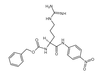 N(alpha)-carbobenzoxyarginine-4-nitroanilide 结构式
