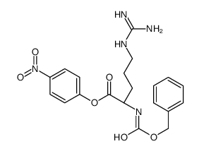 L-Arginine, N2-[(phenylmethoxy)carbonyl]-, 4-nitrophenyl ester 结构式
