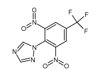1-[2,6-二硝基-4-(三氟甲基)苯基]-1H-1,2,4-三唑 结构式