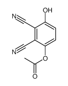 1,2-Benzenedicarbonitrile, 3-(acetyloxy)-6-hydroxy- 结构式