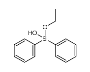 1-乙氧基-1,1-二苯基硅醇 结构式