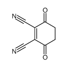 3,6-二氧代-1-环己烯-1,2-二腈 结构式