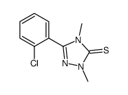5-(2-氯苯基)-2,4-二甲基-1,2,4-三唑-3-硫酮 结构式