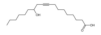 12-Hydroxy-9-octadecynoic acid 结构式