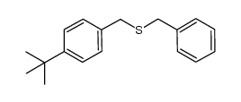 Benzene, 1-(1,1-dimethylethyl)-4-[[(phenylmethyl)thio]methyl]- 结构式