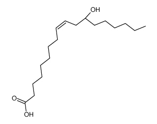 (9Z)-12-羟基-9-十八碳烯酸 结构式