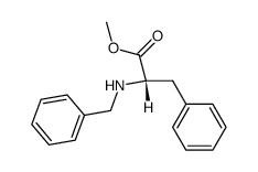 N-苄基-L-苯丙氨酸甲酯 结构式