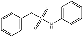 N-苯基苯甲甲烷磺酰胺 结构式