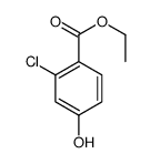 2-氯-4-羟基苯甲酸乙酯 结构式