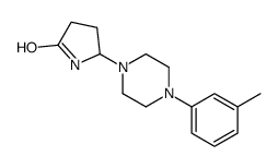 5-[4-(3-甲基苯基)-1-哌嗪基]-2-吡咯烷酮 结构式