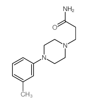 1-(3-甲基苯基)-4-(3-丙酰胺基)哌嗪 结构式