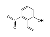2-乙烯基-3-硝基苯酚 结构式