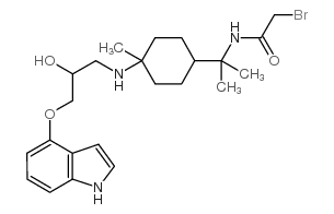 (±)-PINDOBIND 结构式