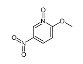 2-甲氧基-5-硝基吡啶-1-氧化物 结构式