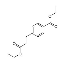 4-(乙氧羰基)苯丙酸乙酯 结构式