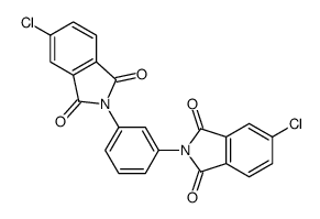2,2'-(1,3-亚苯基)双[5-氯-1H-异吲哚]-1,3(2H)-二酮 结构式