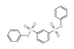 1,3-苯二磺酸二苯酯 结构式