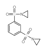 Aziridine, 1,1'-[1,3-phenylenebis(sulfonyl)]bis- (9CI) 结构式