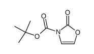 2,3-二氢-2-氧代-3-恶唑羧酸叔丁酯 结构式