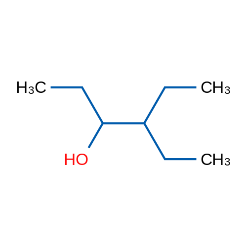 4-乙基-3-己醇 结构式