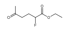 2-氟-5-氧代己酸乙酯 结构式