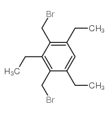 2,4-双-(溴甲基)-1,3,5-三乙基苯 结构式
