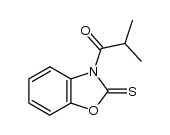 1-Propanone, 2-methyl-1-(2-thioxo-3(2H)-benzoxazolyl)- 结构式