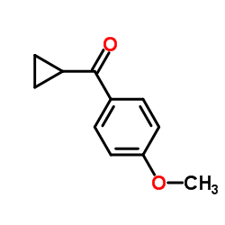 环丙基-4-甲氧基苯酮 结构式