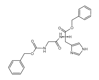 L-Histidine, N-[N-[(phenylmethoxy)carbonyl]glycyl]-, phenylmethyl ester (9CI) 结构式