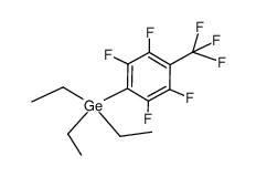 Germane, triethyl[2,3,5,6-tetrafluoro-4-(trifluoromethyl)phenyl]- 结构式