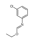 N-(3-氯苯基)甲亚氨酸乙酯 结构式