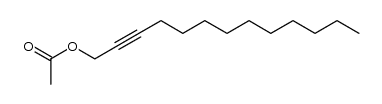 2-Tridecyn-1-ol, 1-acetate 结构式