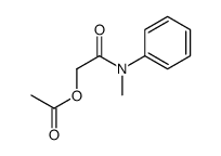 2-(methylphenylamino)-2-oxoethyl acetate 结构式