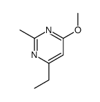 4-乙基-6-甲氧基-2-甲基嘧啶 结构式
