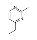 4-乙基-2-甲基嘧啶 结构式