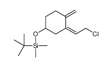 Silane,[[(1S,3Z)-3-(2-chloroethylidene)-4-Methylenecyclohexyl]oxy](1,1-diMethylethyl)diMethyl- 结构式