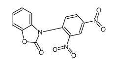 3-(2,4-二硝基苯基)-2(3H)-苯并恶唑酮 结构式