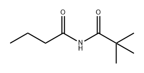 N-(2,2-二甲基-1-氧代丙基)丁酰胺 结构式