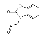(2-氧代-1,3-苯并噁唑-3(2H)-基)乙醛 结构式