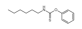 Carbamothioic acid, N-hexyl-, O-phenyl ester 结构式