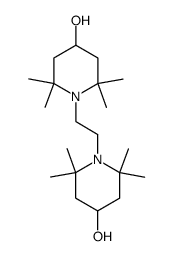 1,1'-(1,2-亚乙基)双(2,2,6,6-四甲基-4-哌啶醇) 结构式