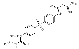 1,1'-[磺酰基双(4,1-亚苯基)]双双胍 结构式