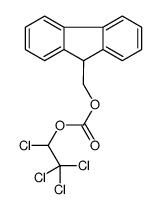 Carbonic acid, 9H-fluoren-9-ylmethyl 1,2,2,2-tetrachloroethyl ester 结构式